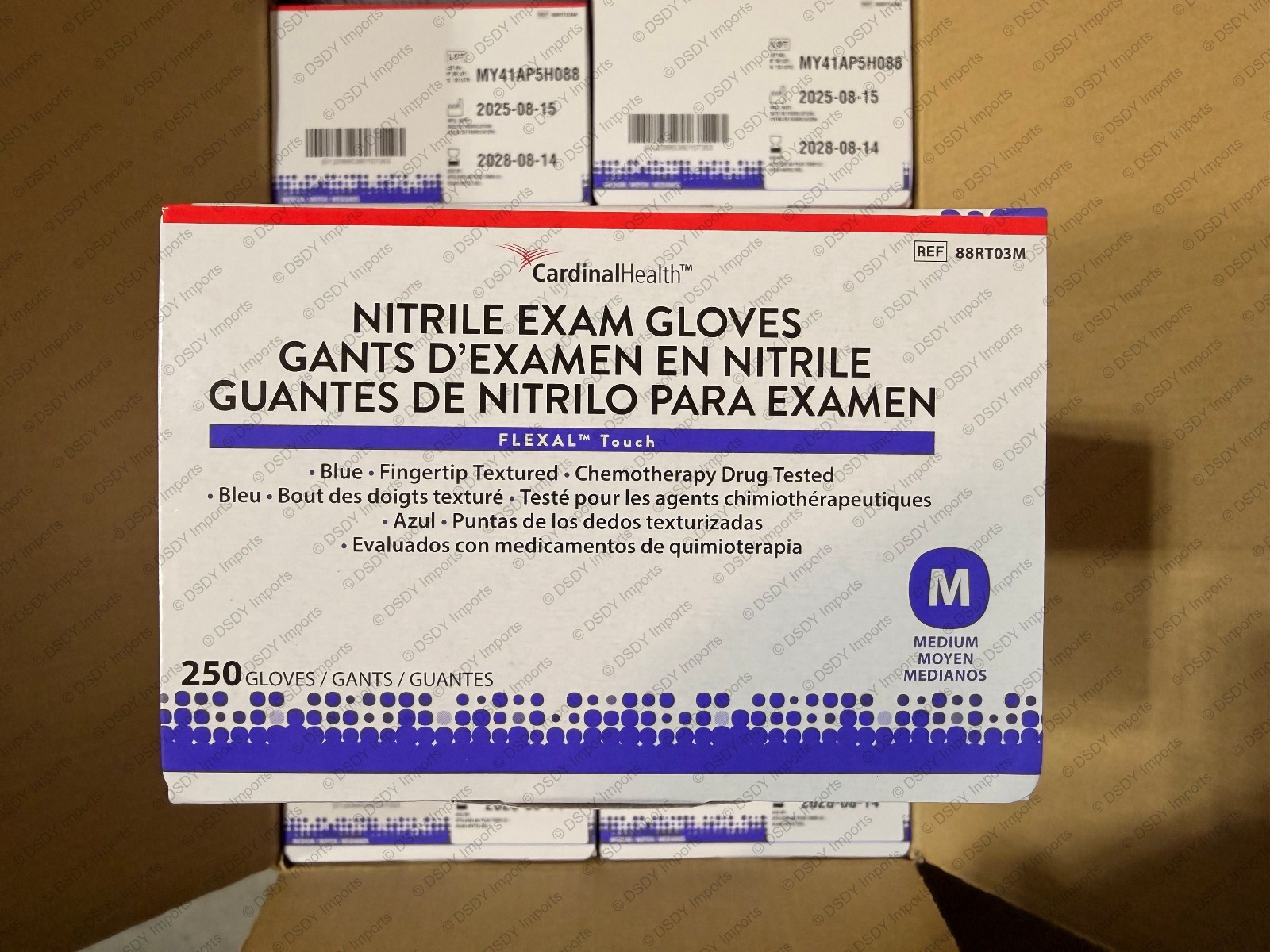 2500 MEDIUM HALYARD NITRILE STERLING SG EXAM GLOVES (1xCASE) powder & latex free