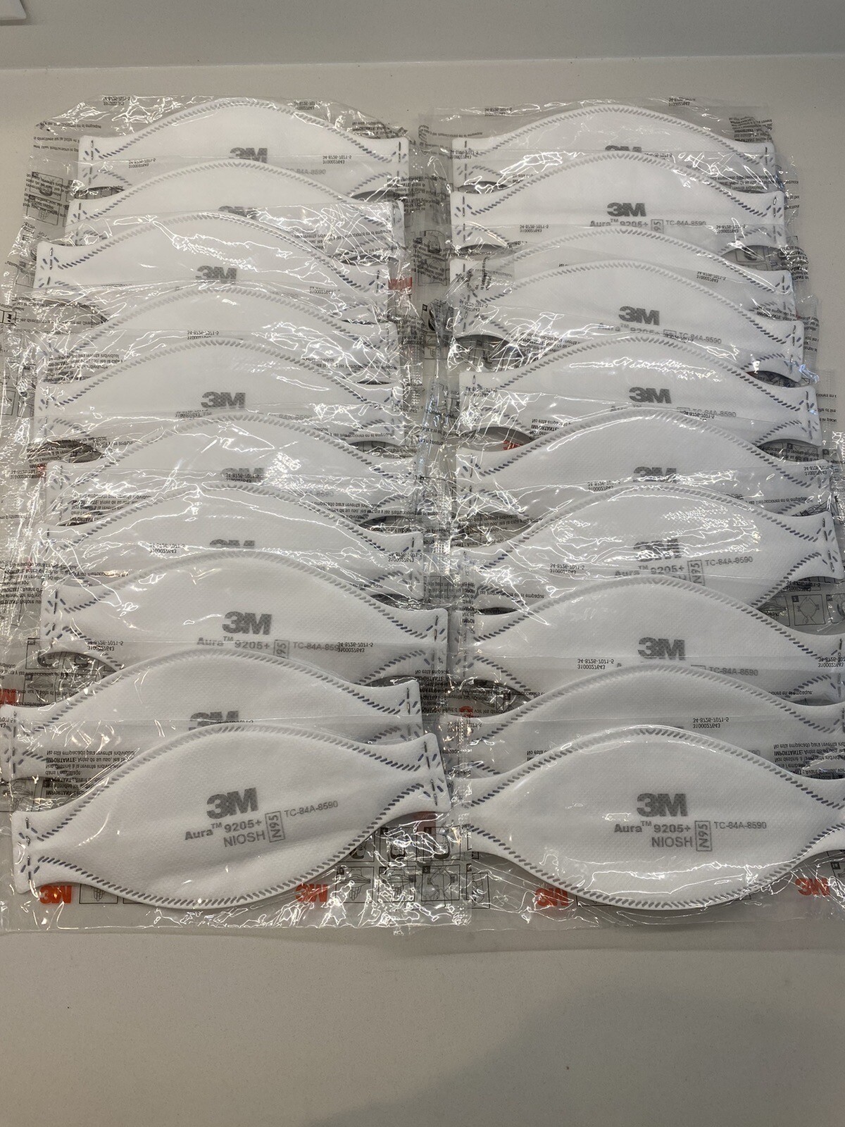 N95 NIOSH Particulate Respiratory Protection MASKS USA MADE 3M 9205+ AURA