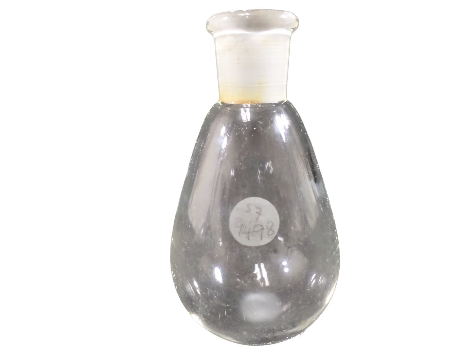 CHEMGLASS 50mL Single Neck HW Recovery Evaporating Flask 14/20 Joint CG-1512-55