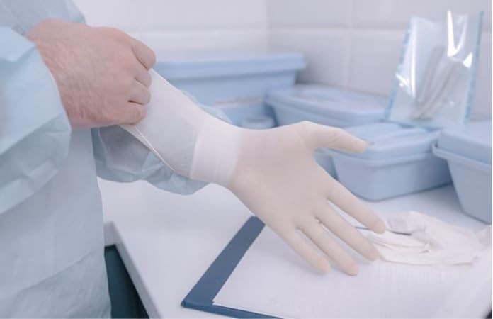 Comfitwear 100 Count X Large Powder Free White Latex Gloves Pack of 1