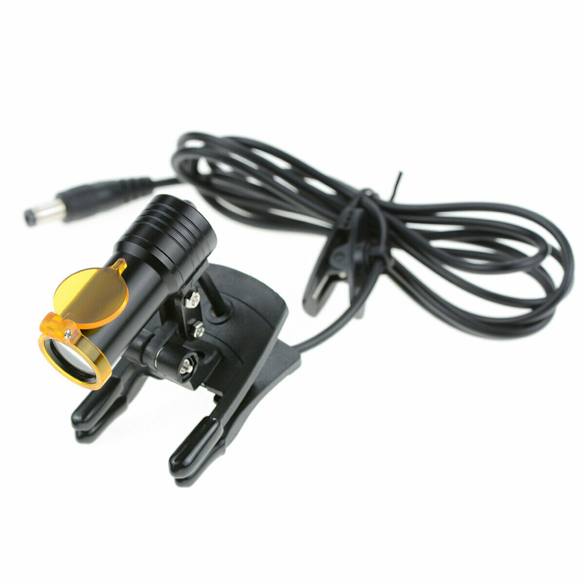 5W Dental Medical LED Head Light with Filter Clip-on Headlight for Glasses Black
