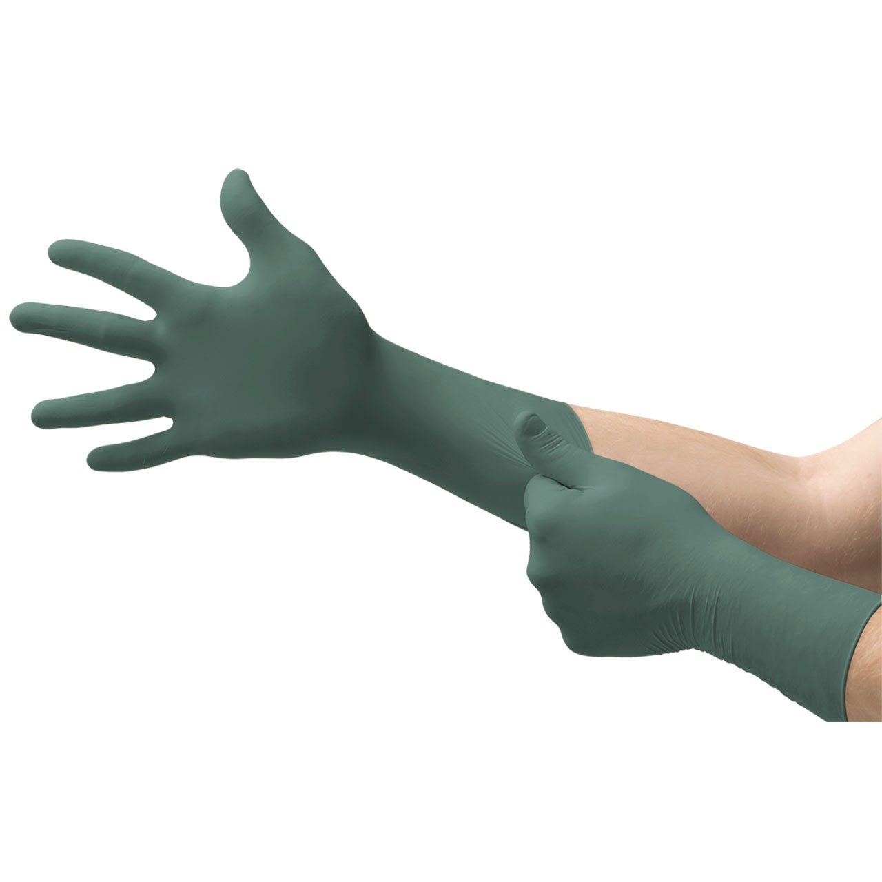 Microflex DFK-608M Flock-Lined 8 Mil Nitrile Gloves – Medium