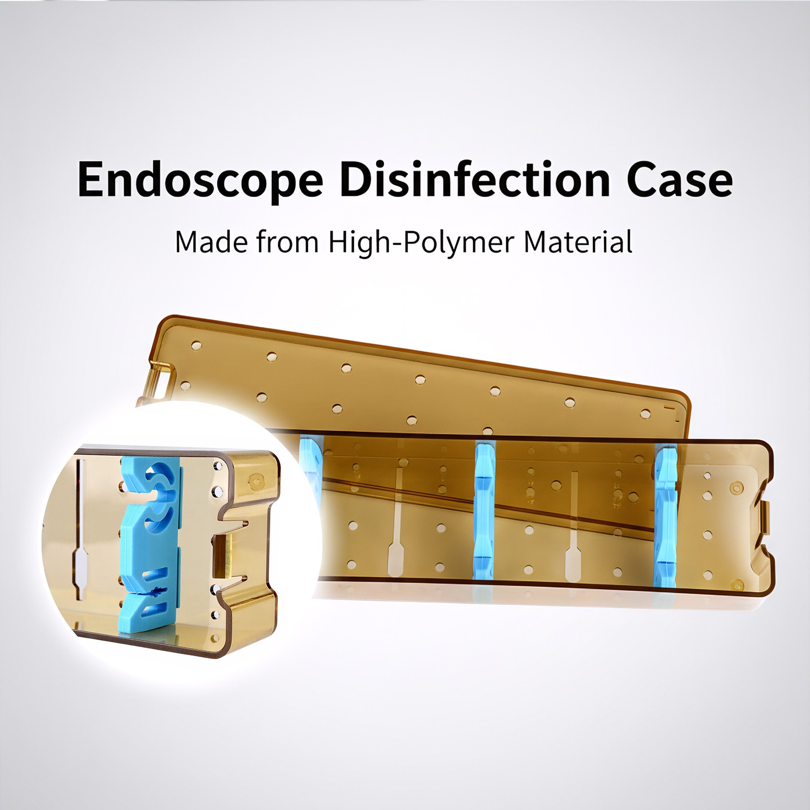 Portable PPSU High Quality Endoscope Disinfection Box for Surgical Instruments