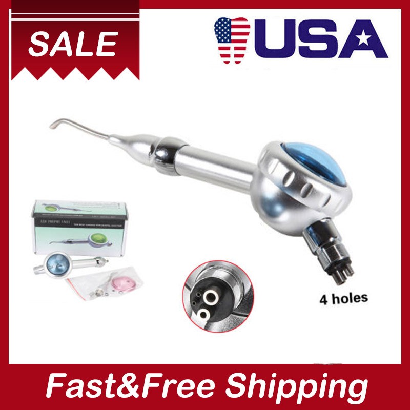 1pc Dental 4 Hole Hygiene Air Flow Teeth Polishing Polisher Handpiece Prophy Jet