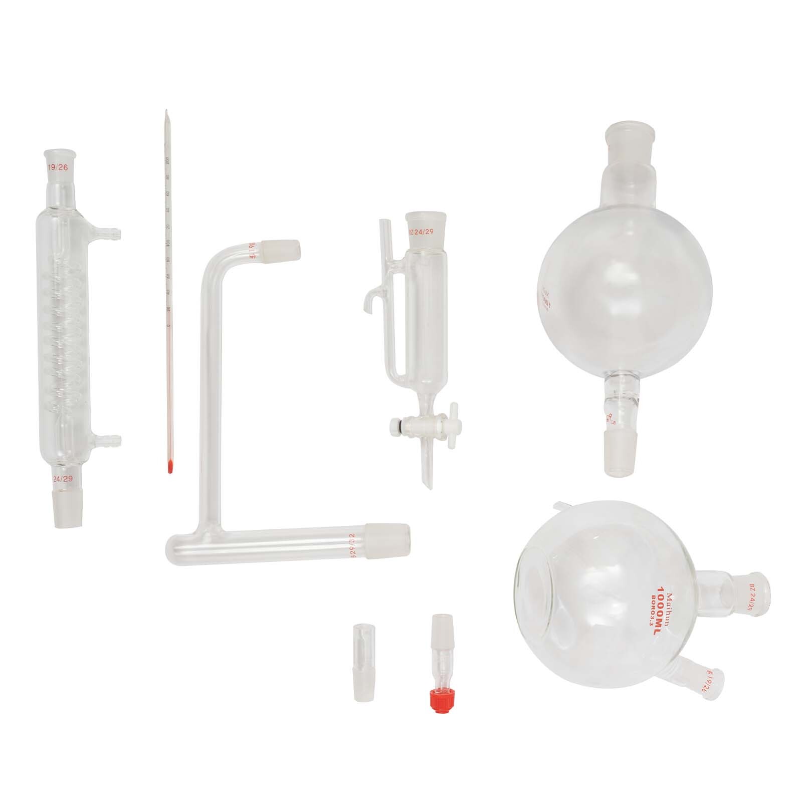 Essential Oil Distillation Apparatus Kit 1000W 1000mL 110V