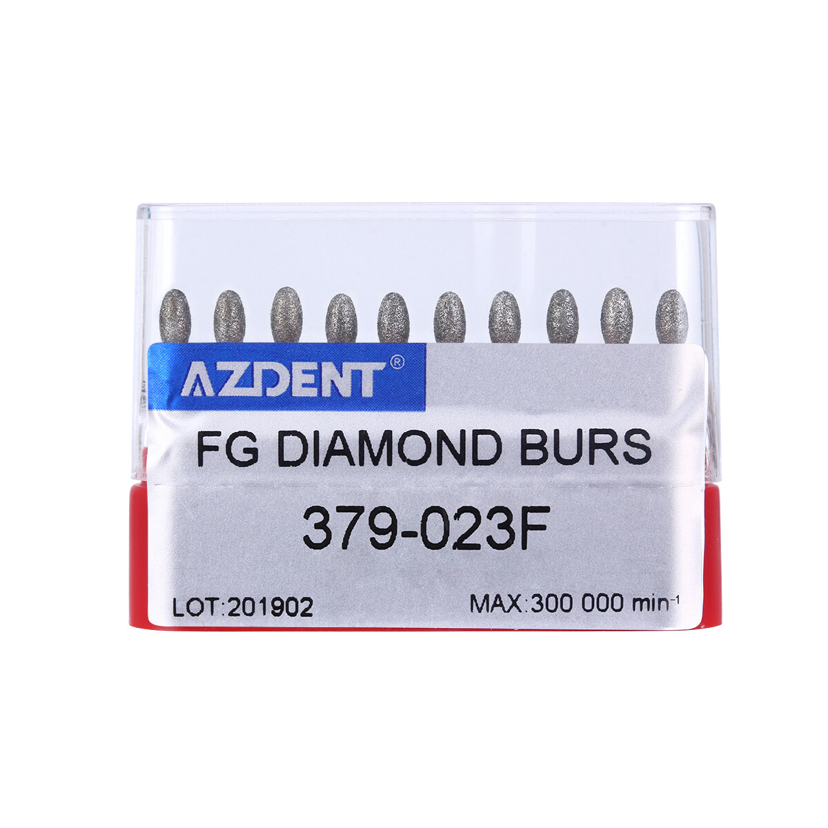 5 kits Dental Footbal Diamond FG Burs 379-023F For High Speed Handpiece AZDENT