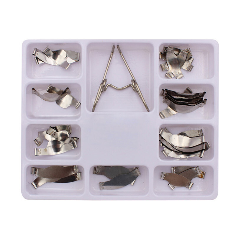 Dental Sectional Contoured Matrices with Spring Clip No. 1.310 Metal Matrix
