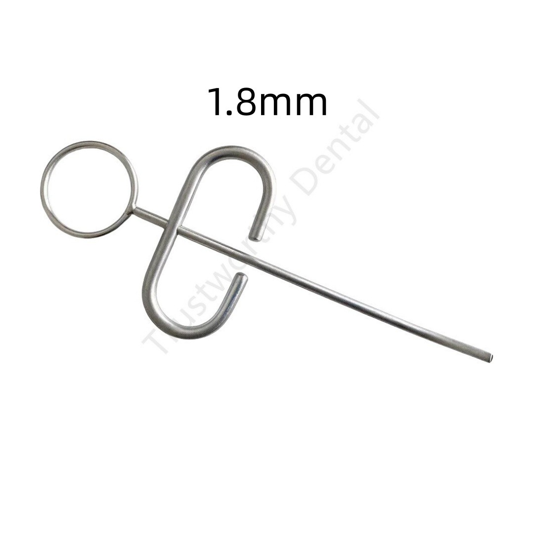 Dental Teeth MTA Plugger Root Canal Bone Cement Refill SS 0.8mm/1.0mm/1.2/1.8mm