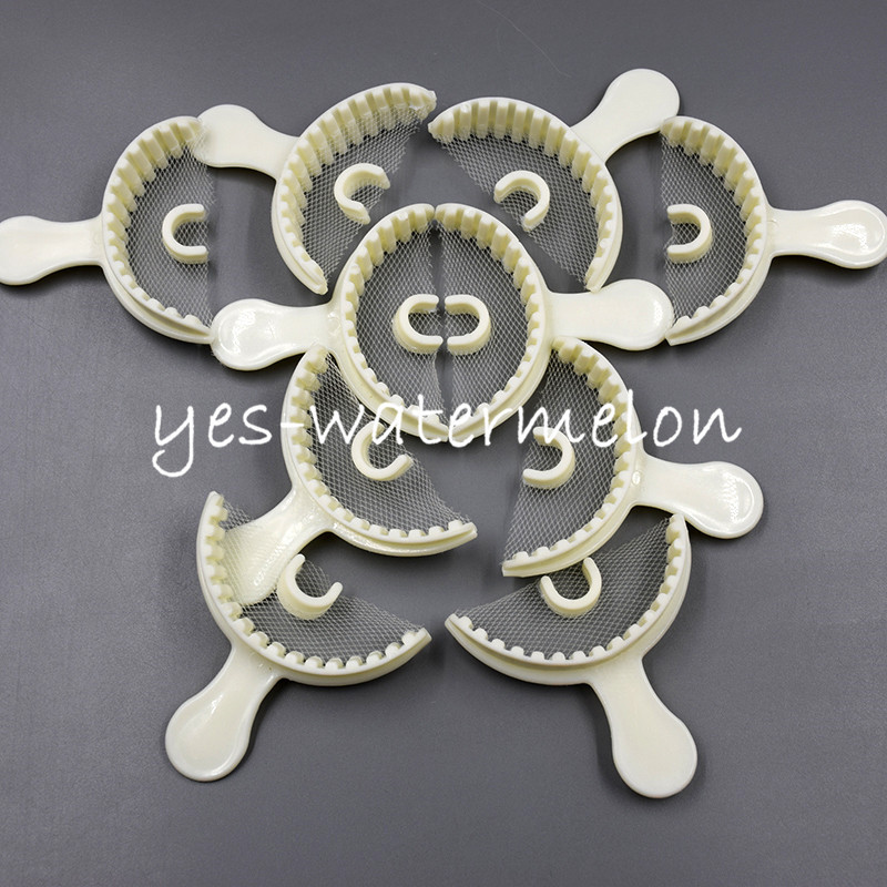Anterior Bite Registration Tray Dental Disposable Triple Trays 50 Pcs/Pack