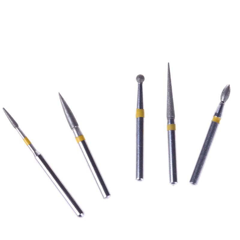 5 Kits Dental Diamond Burs FG-105 Ceramics/Composite Polishing Kit FG Bur