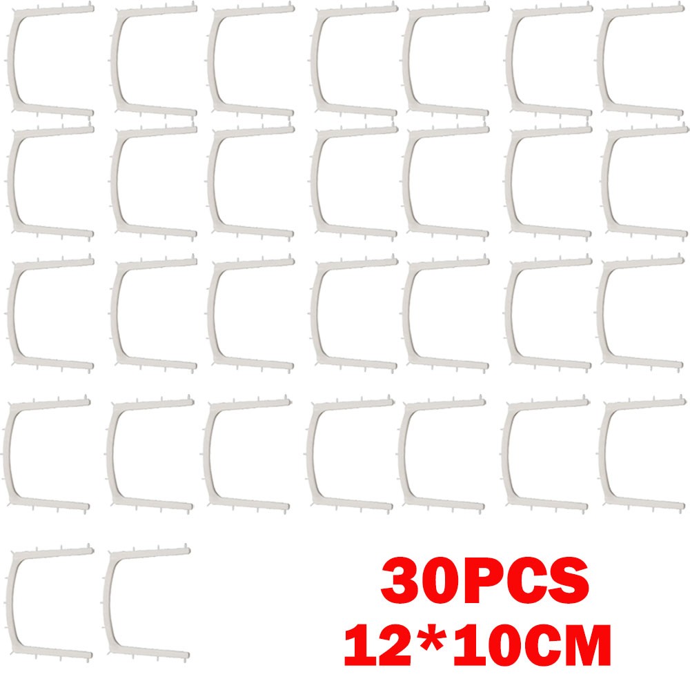 30Pcs Dental Autoclavable Plastic Rubber Dam Frame Holder U Shape Instrument NEW