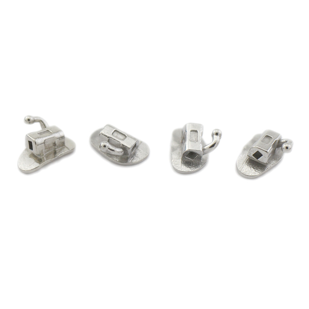 Dental Orthodontic Buccal Tubes Roth 0.022 1st 2nd Molar One Piece Bondable MIM