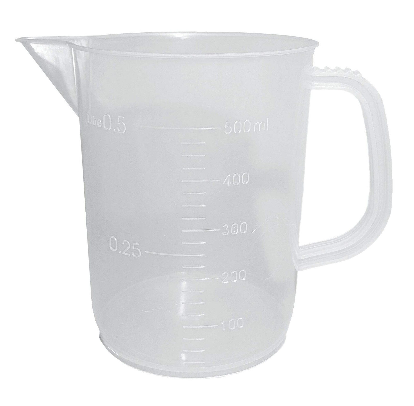 Beaker, Jug, Polypropylene, 500ml, Case of 24