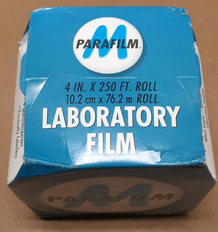Parafilm PM999 Laboratory Sealing Film Roll, 4” Film Width, 250 ft. Long
