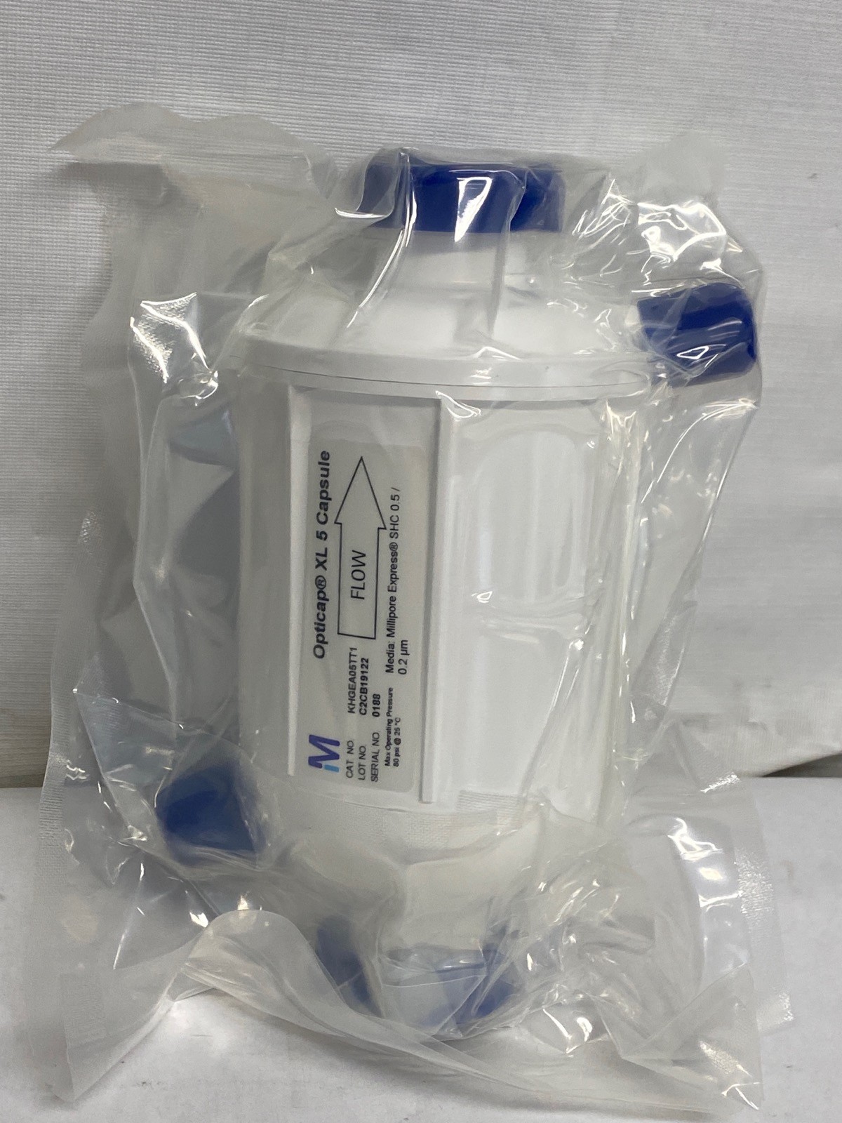 MILLIPORE Express Opticap XL 5 Filter Capsule 0.5/0.2um SHC 1-1/2”TC KHGEA05TT1