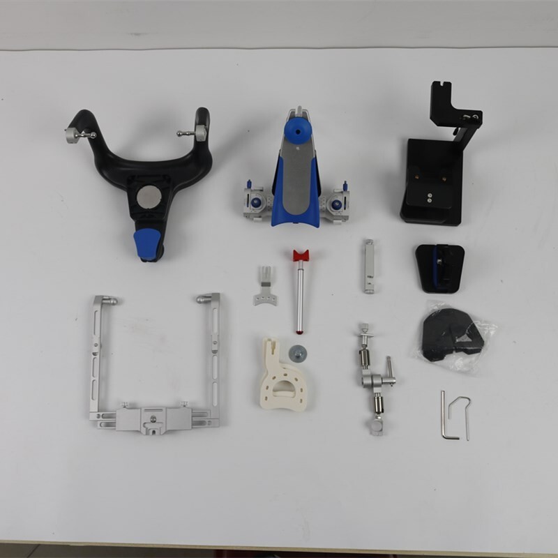 Dental Lab Fully Adjustable Articulator and Facebow Calibration Kit with Case