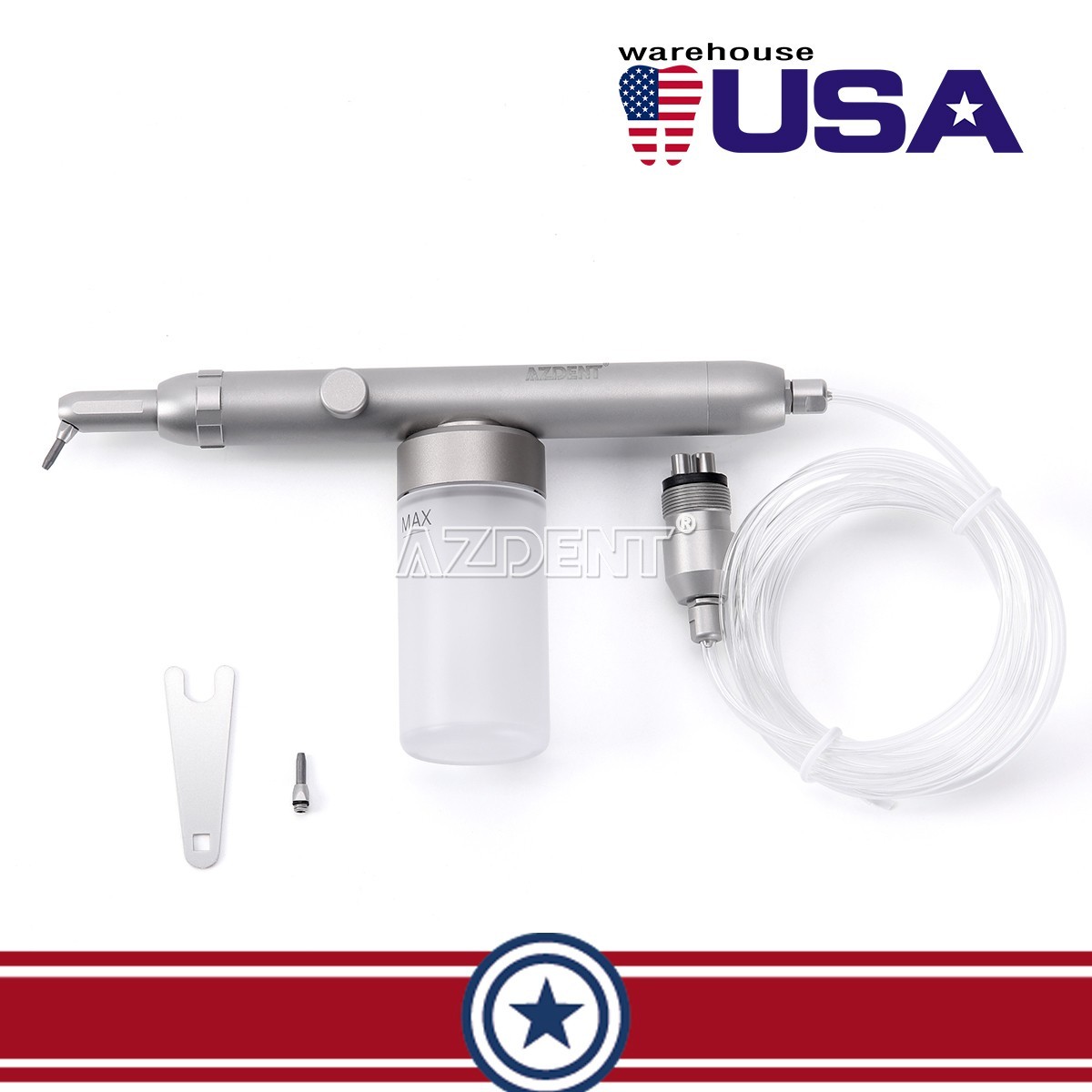 Dental Aluminum Oxide Blaster M4 Interface Air Abrasion Microetcher Sandblaster