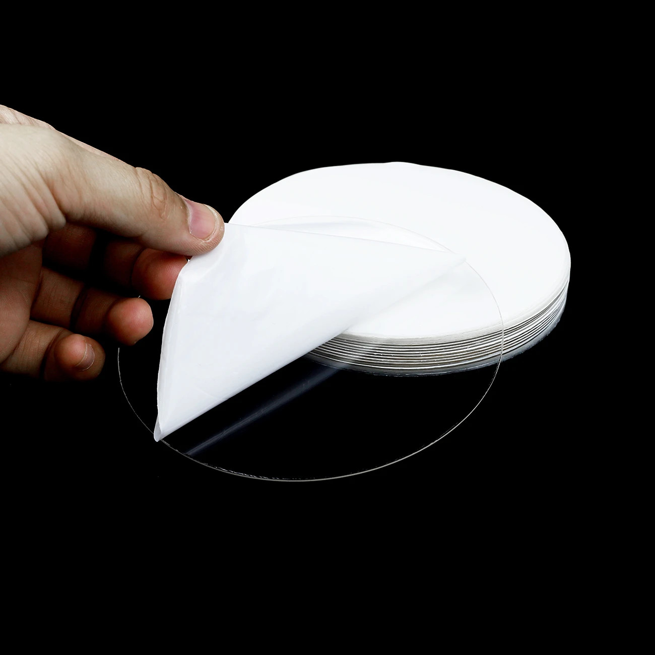 Dental Thermoforming Material Round Hard Vacuum Forming Sheet Splint 0.8mm USA