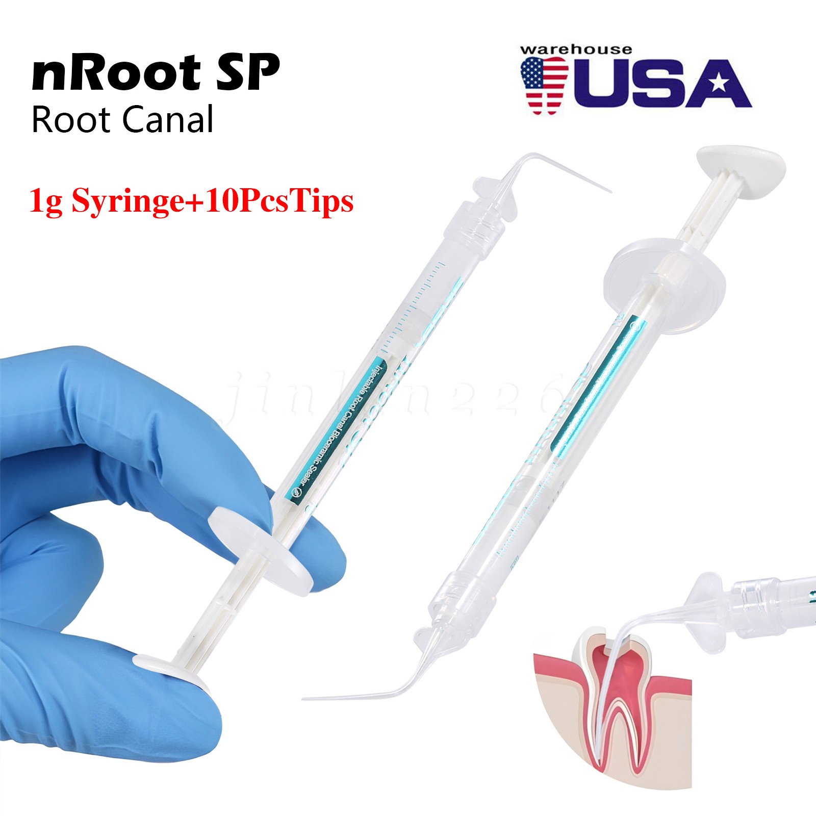 Bioceramic for Root & Pulp Treatment 1g tube II Free Ship