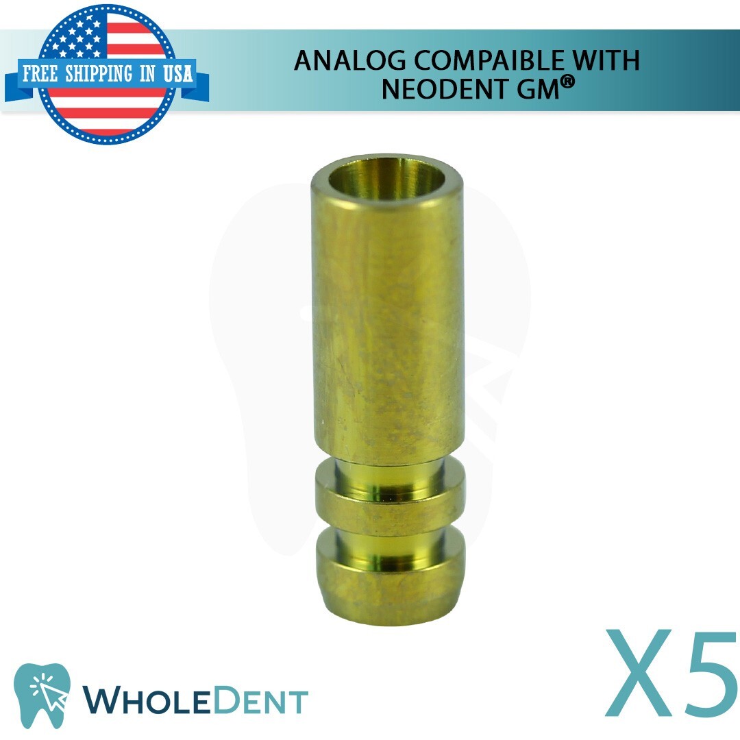 5X Fixture Analog Compatible With Neodent® GM Platform Dental Replica Lab System