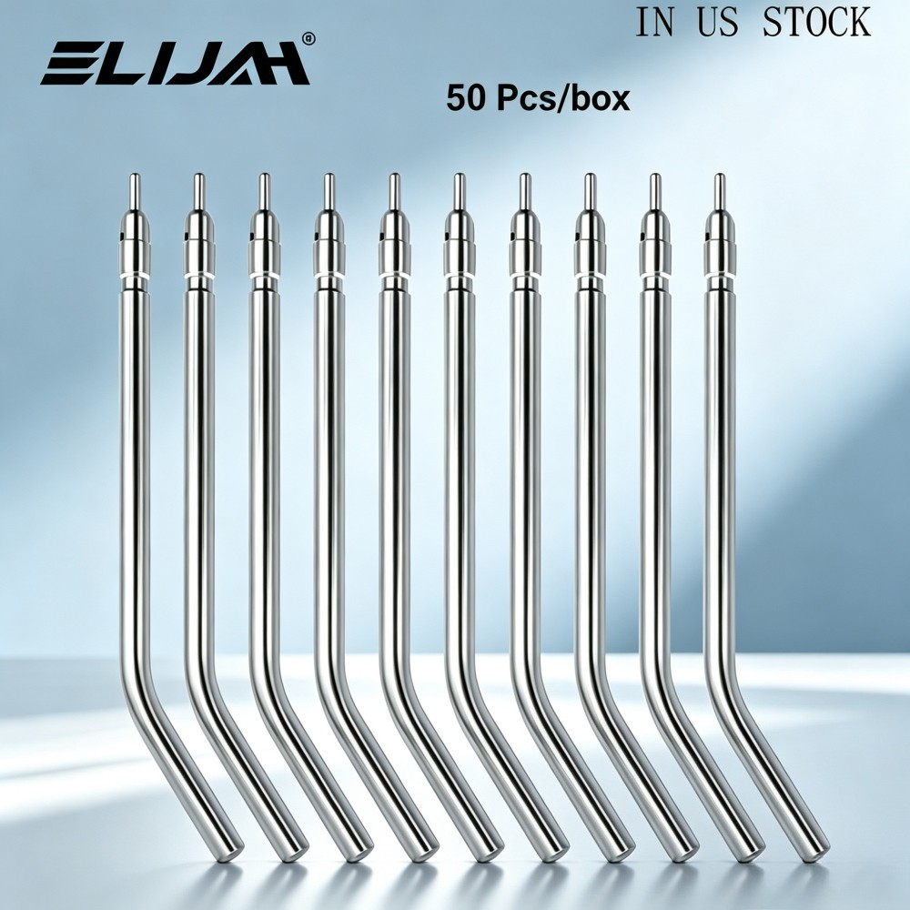 Dental Air Water Spray Triple 3Way Syringe Nozzles/Tips/Tubes Autoclavable 50pcs
