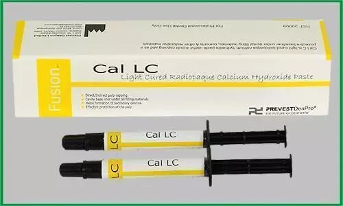 CAL LC Light Cured Radiopaque Calcium Hydroxide Paste 2 x 2gm INTRO PACK