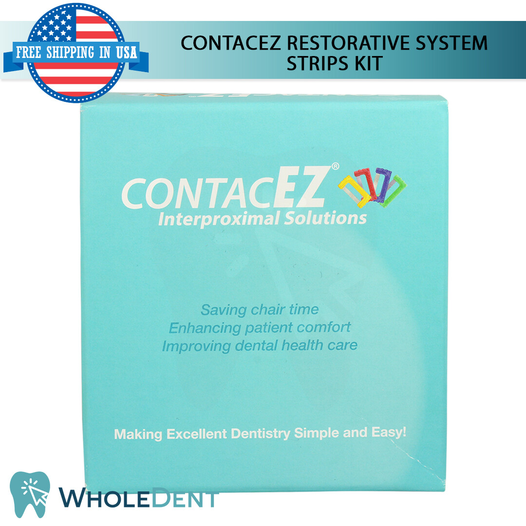 ContacEZ Restorative System Kit 24 Strips Dental Crowns Veneers Inlays Onlays