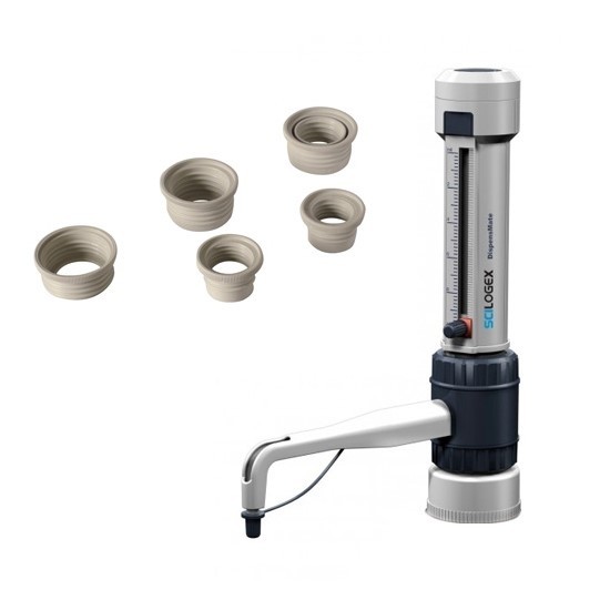 Scilogex DispensMate Bottletop Dispenser 2.5 ml to 25 ml w/ Adapters 73110003