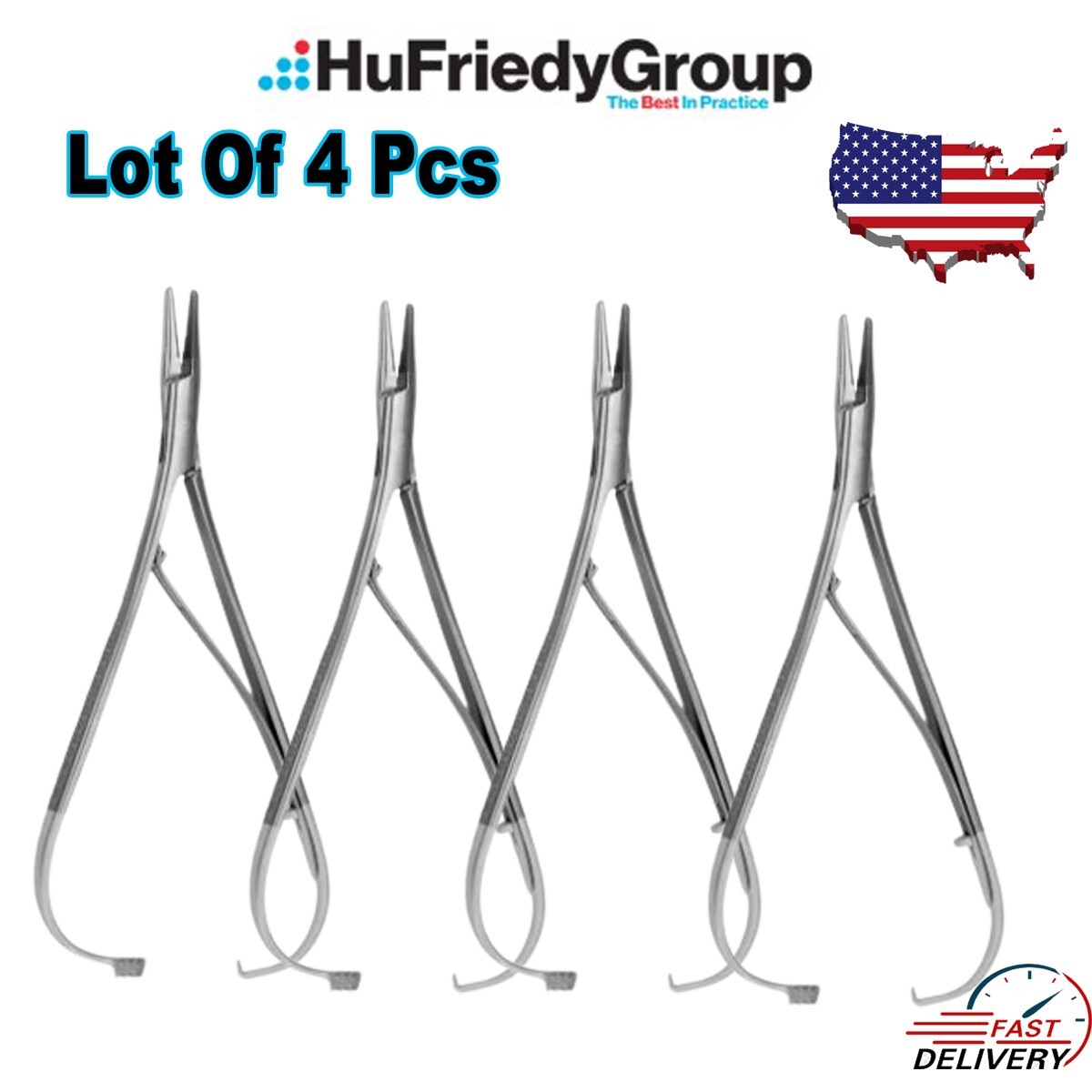 4 Pcs Hu-Friedy Ortho Mathieu Perma Sharp ® Pliers – 678-332