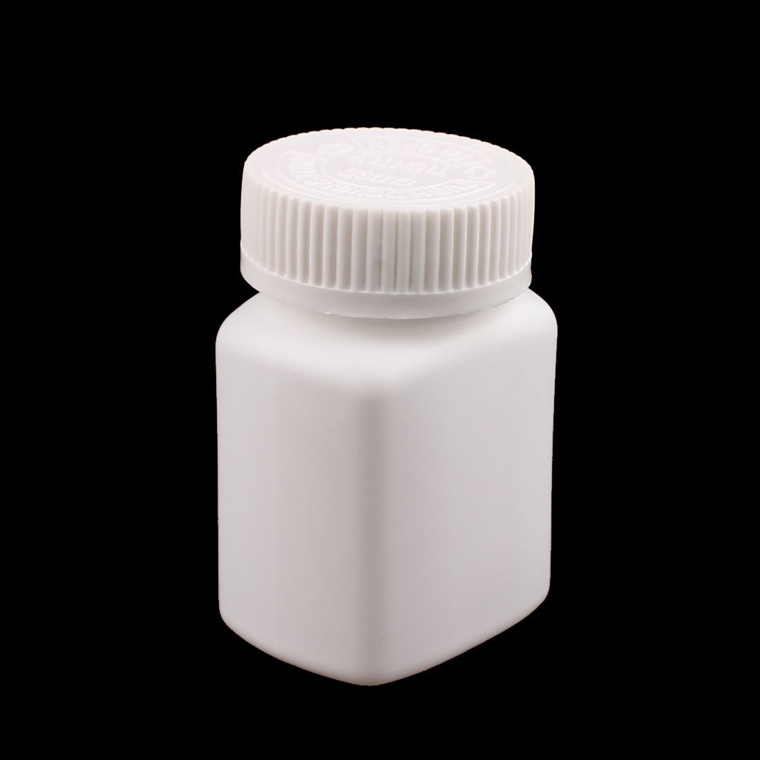 3PC 90ml Plastic Bottle Product Square Bottle White Lid