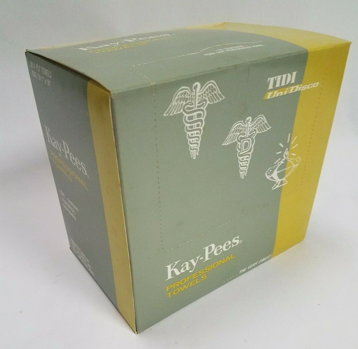 4X Tidi Kay-Pees Professional Towels 13.5×18″ 4 Ply Disposable Dental Bibs White