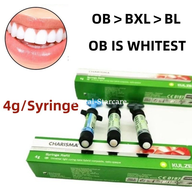 CHARISMA Dental Light Cure Composite Resin Restorative Filling OB BL BXL A1-A3.5