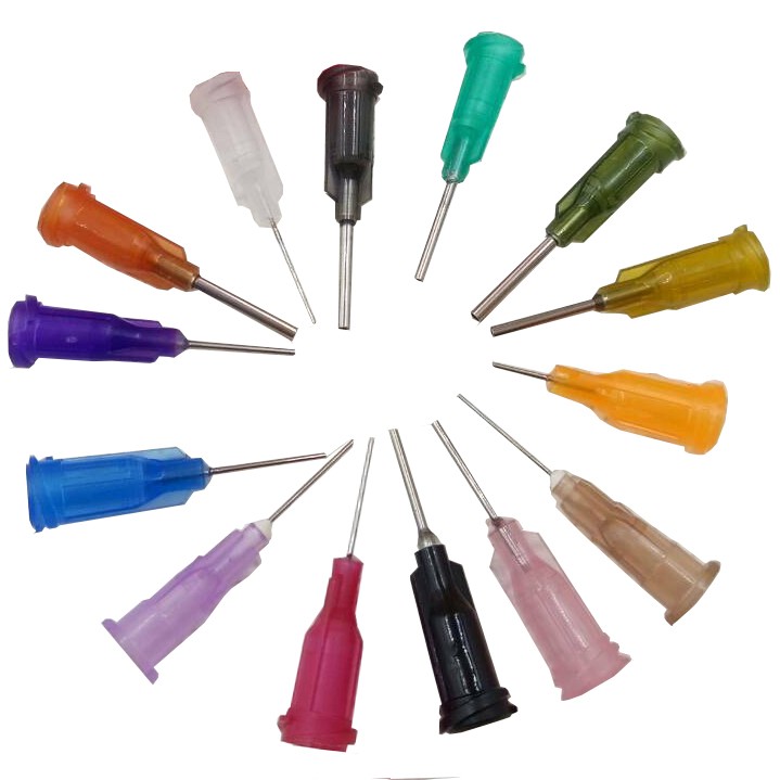 25pcs 0.5 » Straight Precision Liquid Dispenser Needles Tips Industrial 14-30G