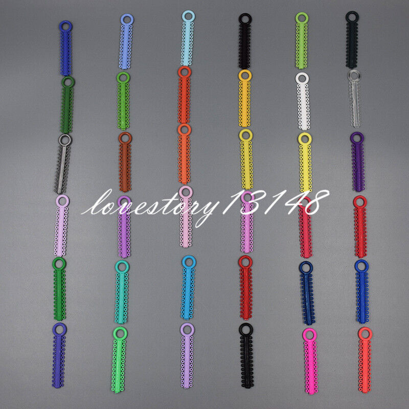 1040Pcs Dental Orthodontic Elastic Braces Rubber Ligature Tie 37 Color to Choose