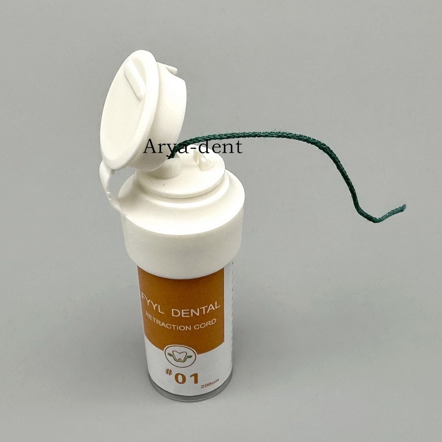 2m/Box Dental Thread Gingival Retraction Cord Knitted Cotton Gum Line Hard Soft