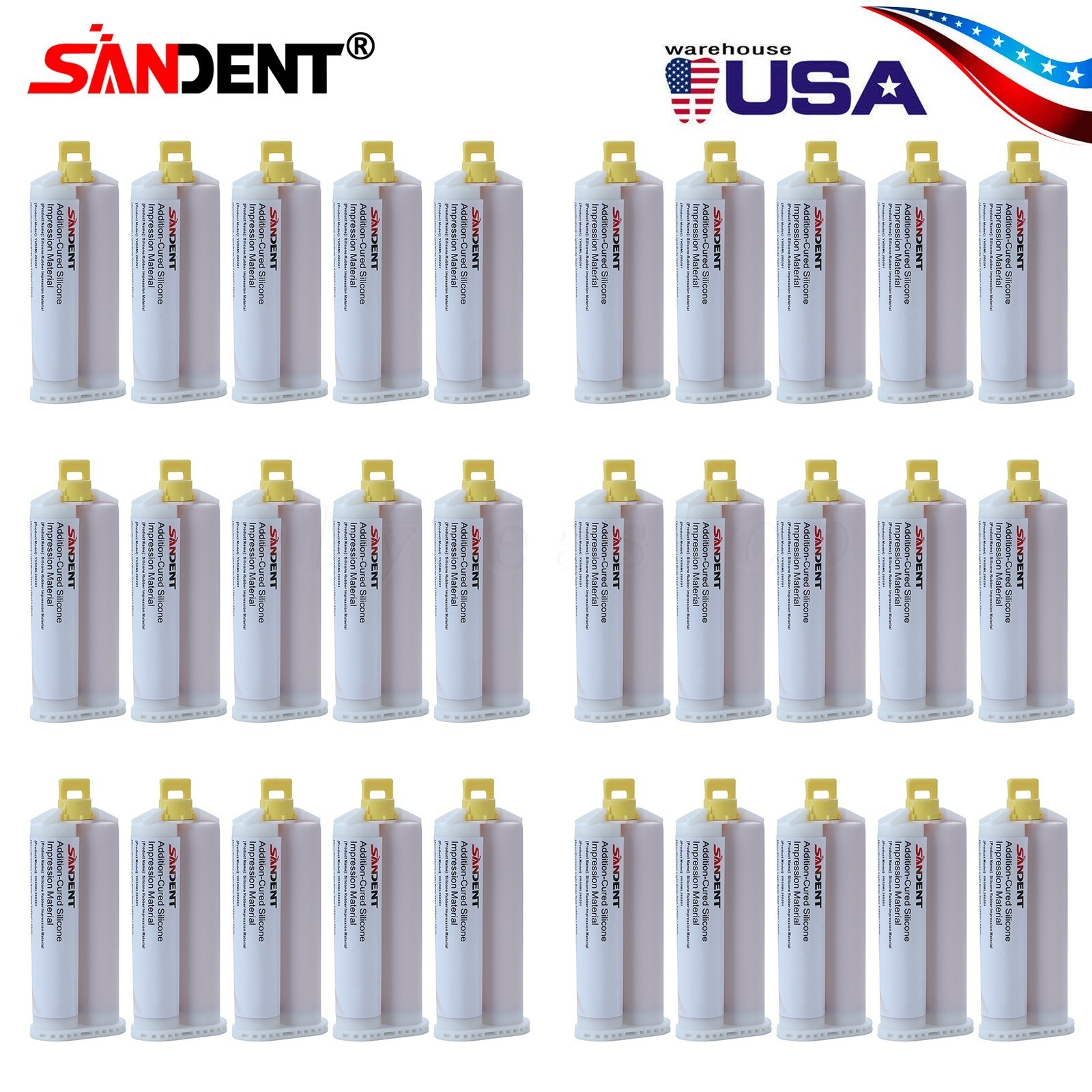 Dental Impression Material silicone Putty Normal Set Light Body, 1-50/Bx
