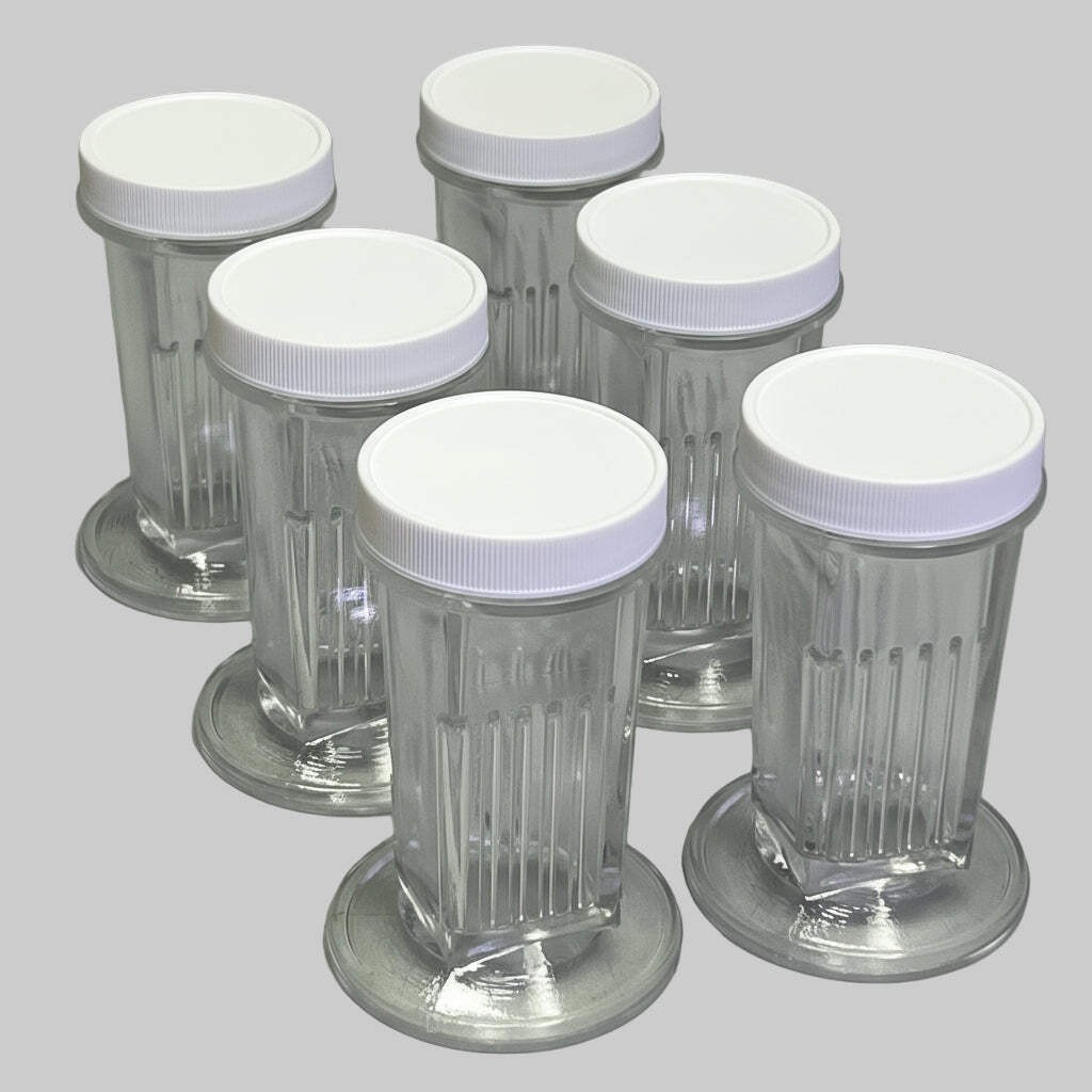 WHEATON (6 PACK) 5 Slide Staining Jar With Wht PP Cap 900570