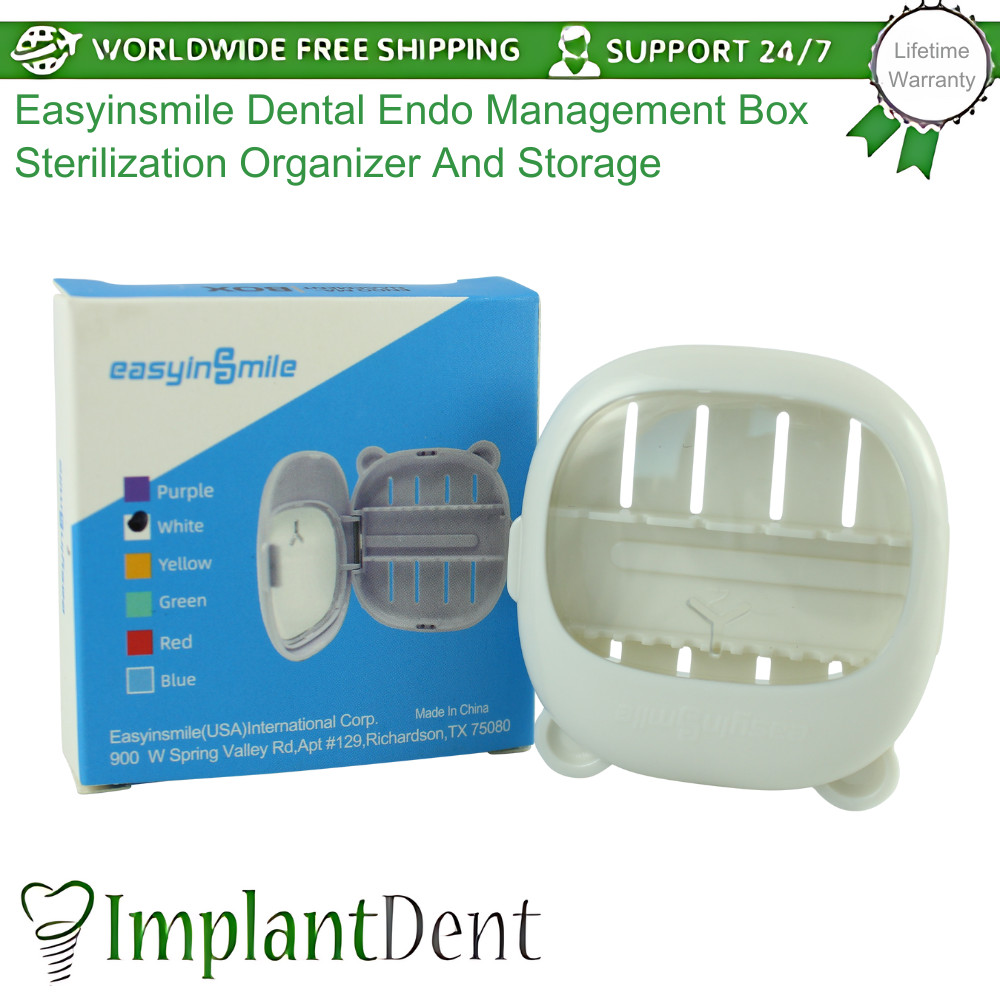 Easyinsmile Dental Endo Management Box Sterilization Organizer And Storage