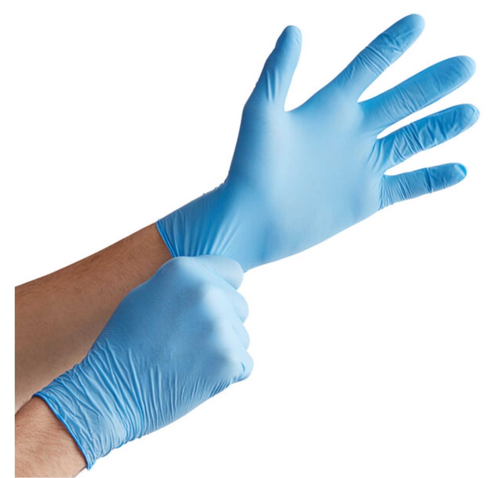 Nitrile Gloves – Blue – 5 Boxes Total Of 500 Gloves