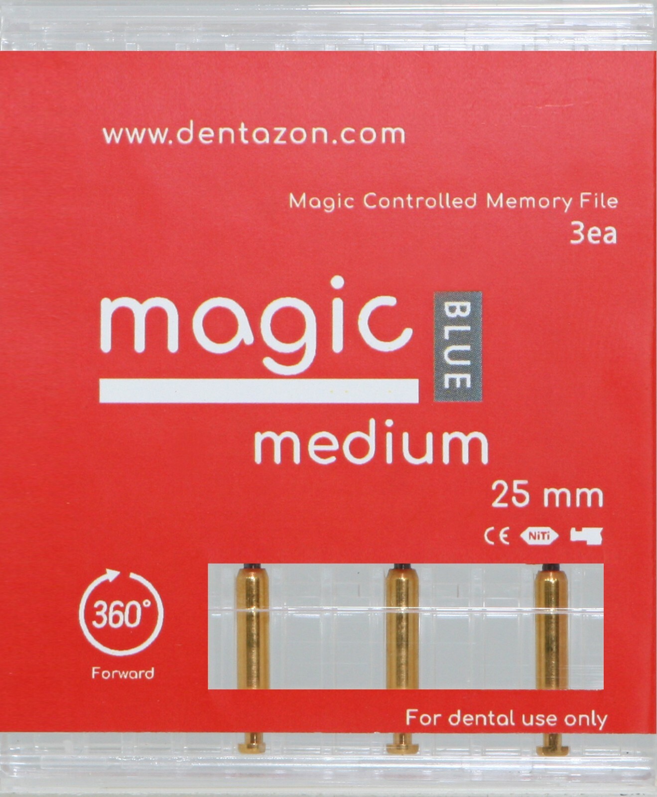 Endodontic Magic Blue Root Canal File 1 box (3EA.) 21mm,25mm,31mm
