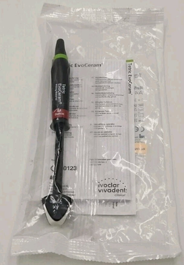 Tetric EvoCeram Refill 3g Syringe A4 Dentin SHADE 590324WW Exp 5/26 Sealed