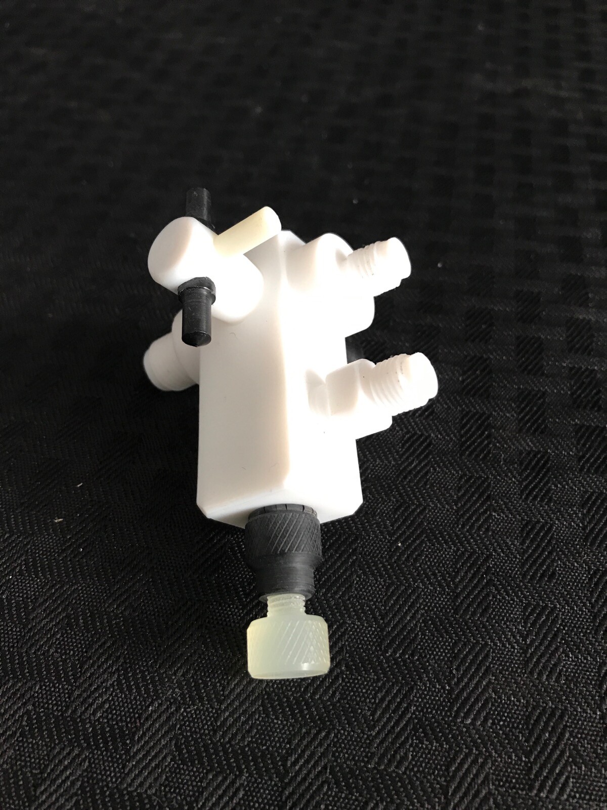 Glenco PTFE Teflon 3-Way Flow Control In-Line Valve Adapter 1mm 3mm ID