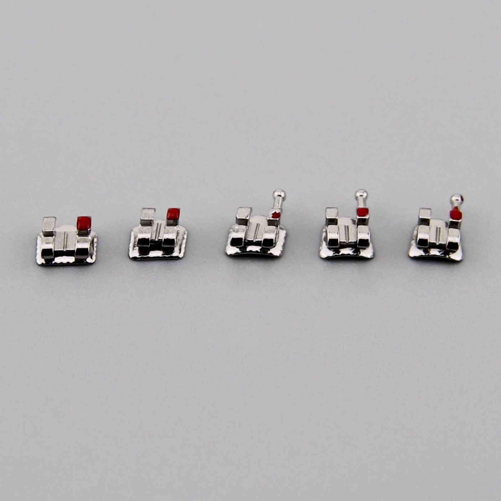 20Pcs/Set Dental Orthodontic Brackets Braces Standard Roth .022 Hooks 3-4-5