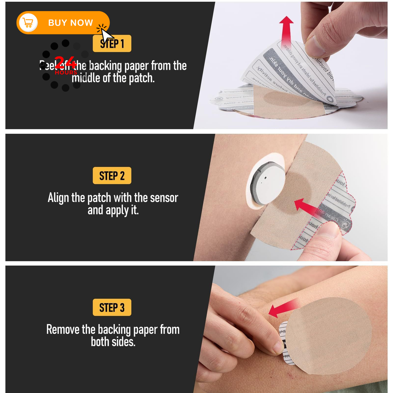 ANGTICS Dexcom G7 Adhesive Patches 30PCS, Waterproof & High Solid, Multicolor