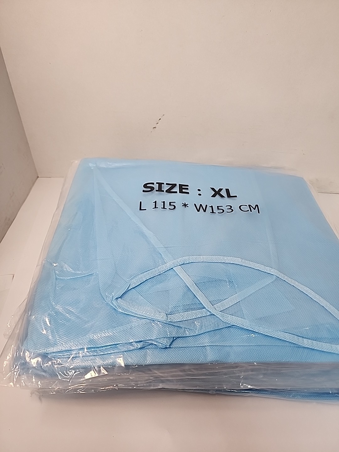 Lot of 10 Disposable Isolation Gowns PPE Personal Protection Long Sleeve XL