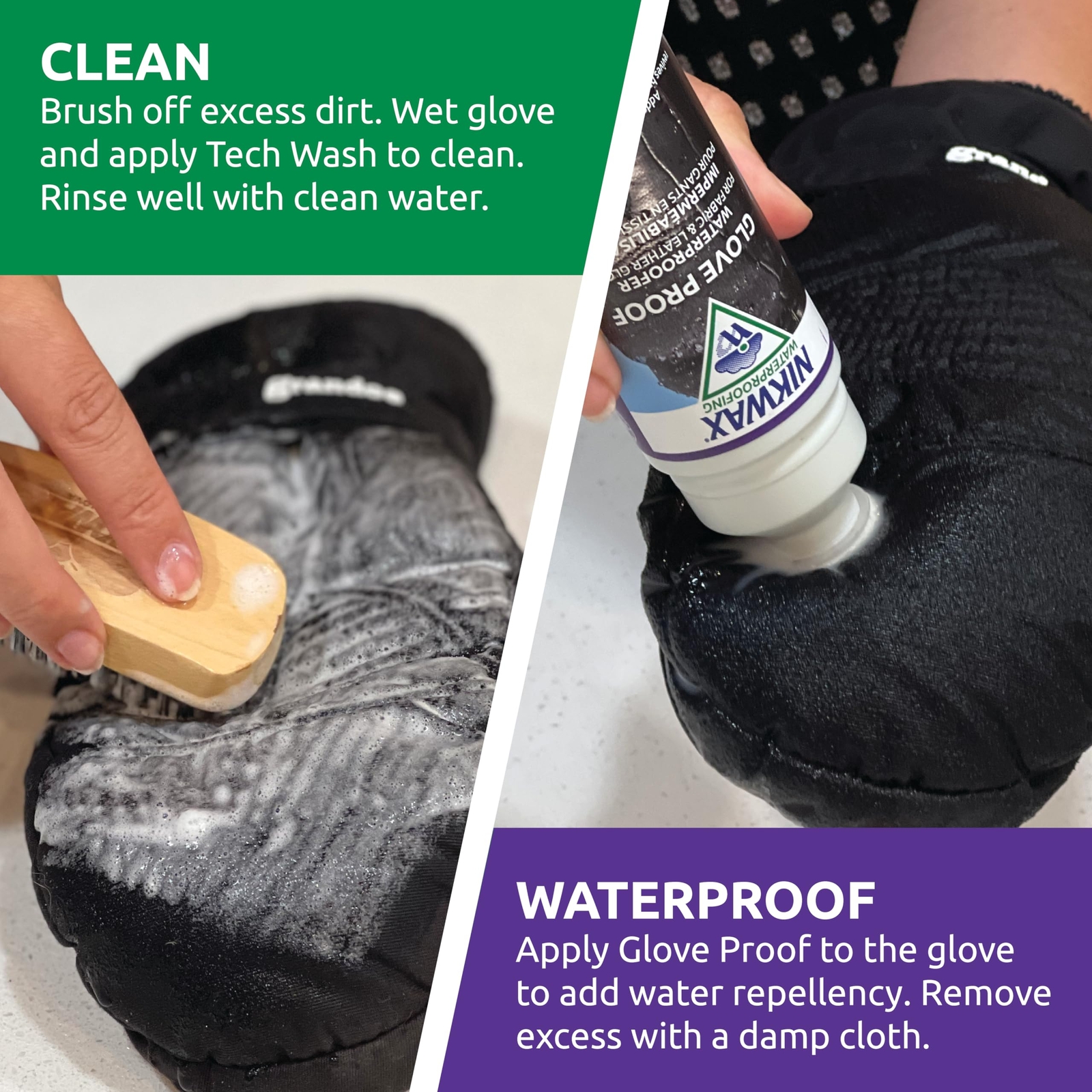 Glove Proof High Performance Waterproofing Treatment Restores Dwr Water Repellen