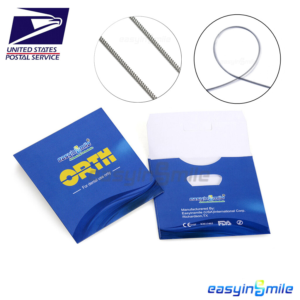 Easyinsmile Dental Orthodontic NITI Open Coil Spring 010/012 180mm 2Pcs/Pack