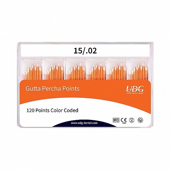120pcs Dental UDG Gutta Percha Points 2% End0 CanaI Obturation Treatment