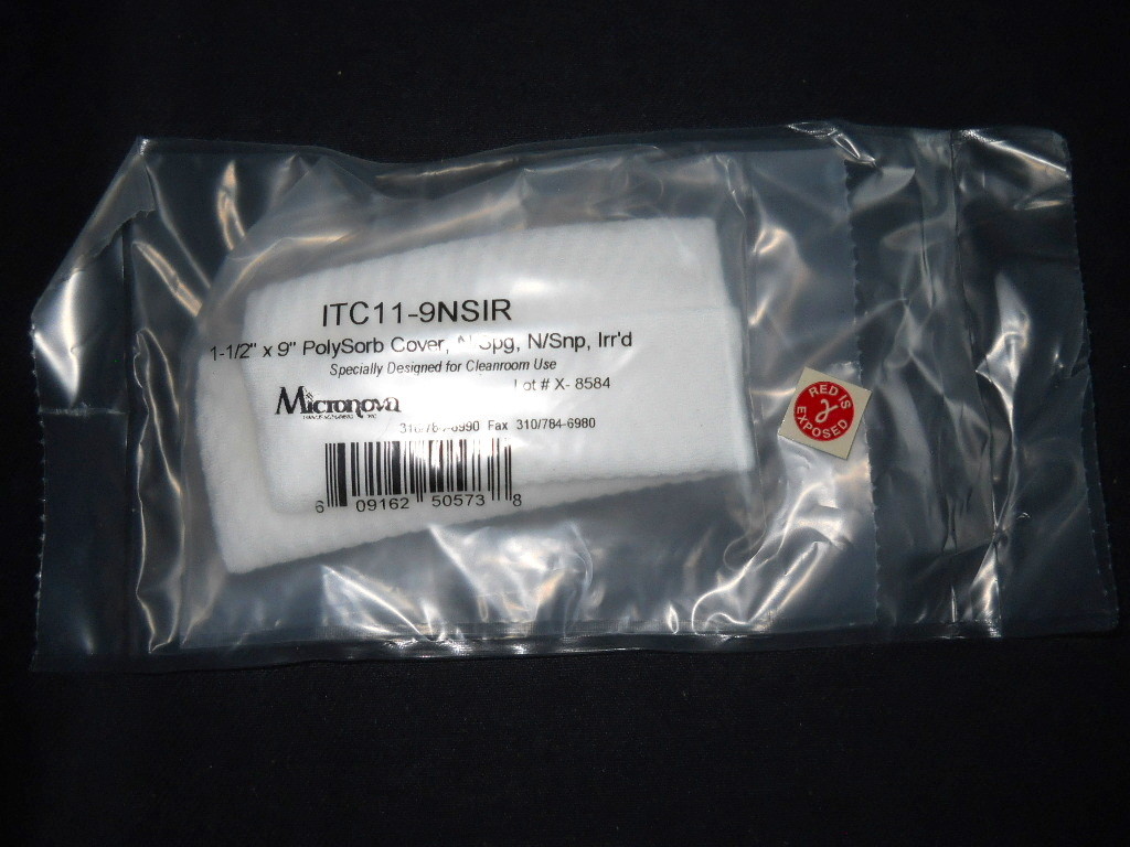Micronova 9″ Irradiated «Envelope» Mop Isolator Tool Polysorb Cover, ITC11-9NSIR