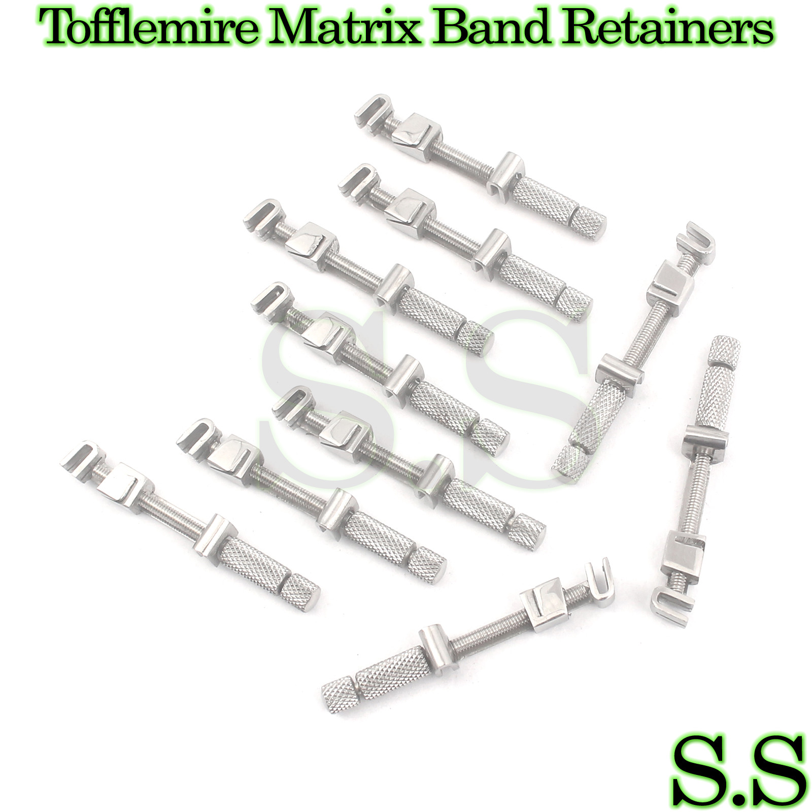 10 pcs Universal Tofflemire Matrix Band Retainers Dental